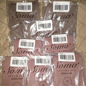 Lot of 8 Soma Vanishing 360 Hipster Panties